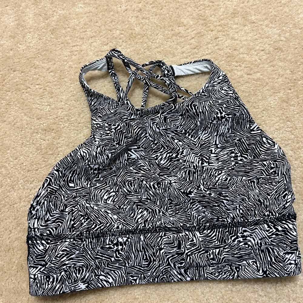 Lululemon High neck sports bra (size 8)